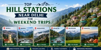 Top Hill Stations Near Delhi for Weekend Trips Top Hill Stations Near Delhi for Weekend Trips