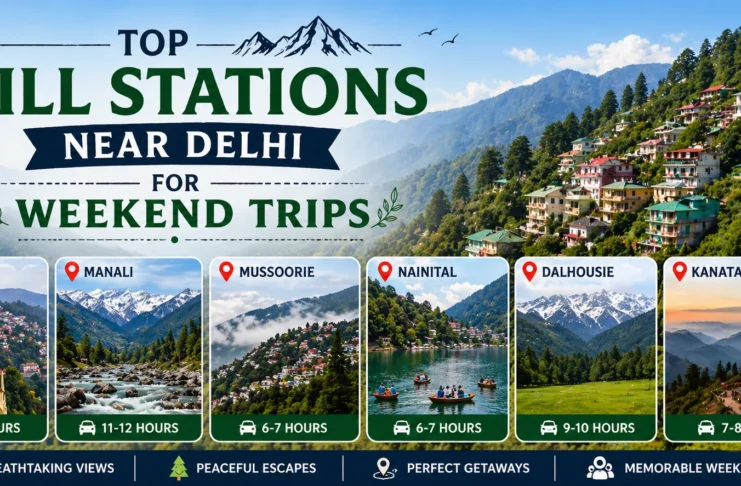 Top Hill Stations Near Delhi for Weekend Trips Top Hill Stations Near Delhi for Weekend Trips