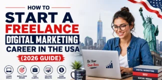 How to Start a Freelance Digital Marketing Career in the USA (2026 Guide) Freelance Digital Marketing Career