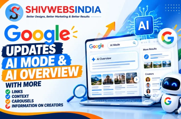Google AI Mode & AI Overviews Updates: SEO के लिए क्या बदला? Google AI Mode & AI Overviews Updates