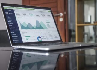 Google Search Console for Beginners: A Step-by-Step Setup and Reporting Guide (2026) Laptop on a desk used to check website search performance