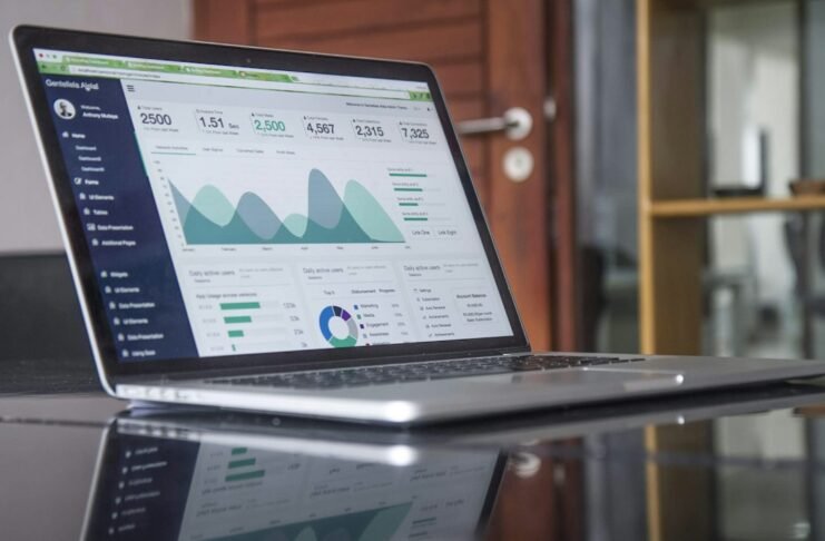 Google Search Console for Beginners: A Step-by-Step Setup and Reporting Guide (2026) Laptop on a desk used to check website search performance